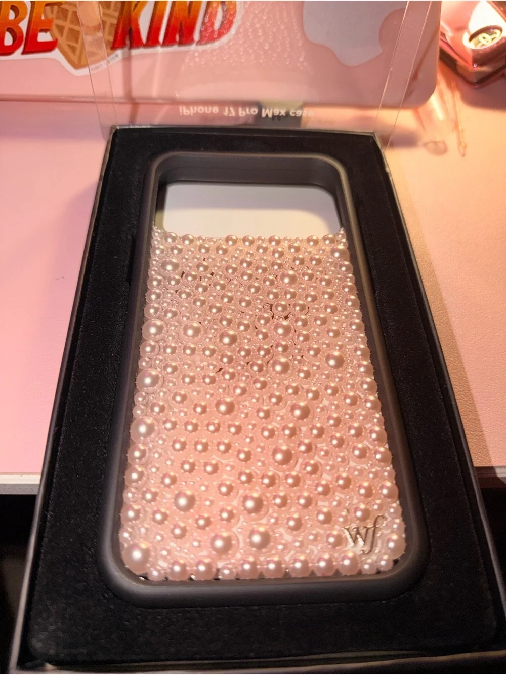 Wildflower pink Pearl iPhone 17 Pro Max Case